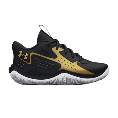 Pre-owned Under Armour Jet '23 Ps 'black Metallic Gold' | Kid's Size 12