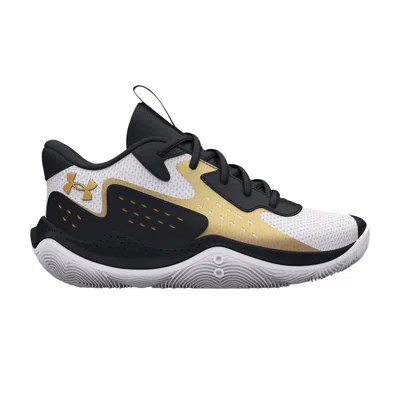 Pre-owned Under Armour Jet '23 Ps 'white Metallic Gold' | Kid's Size 2.5