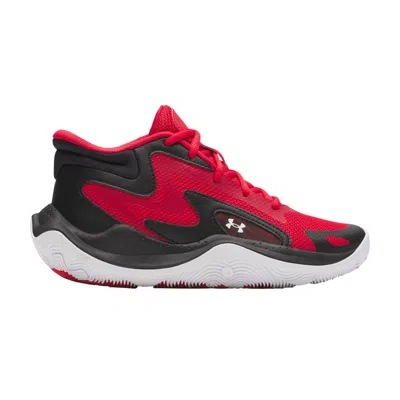 Pre-owned Under Armour Jet '25 Gs 'red Black' | Kid's Size 5.5