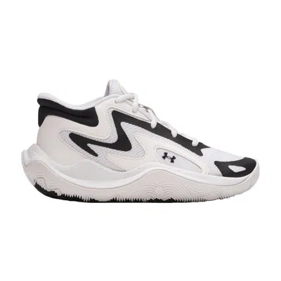 Pre-owned Under Armour Jet '25 Gs 'white Black' | Kid's Size 4.5