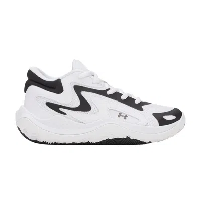 Pre-owned Under Armour Jet '25 Ps 'white Black' | Kid's Size 12