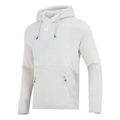 Under Armour Journey Fleece Hoodie 'light Grey' In White