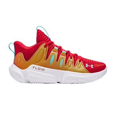 Pre-owned Under Armour Kelsey Plum X Wmns Flow Breakthru 4 Asg 'earth Wind And Fire' | Red | Women's Size 8