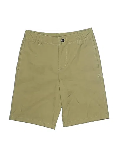 Pre-owned Under Armour Kids' Khaki Shorts In Brown