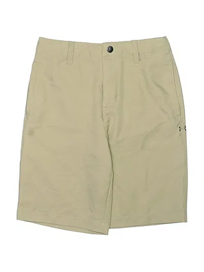 Pre-owned Under Armour Kids' Khaki Shorts In Brown