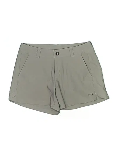 Pre-owned Under Armour Khaki Shorts In Gray