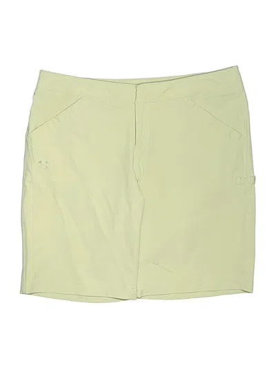 Pre-owned Under Armour Khaki Shorts In Green