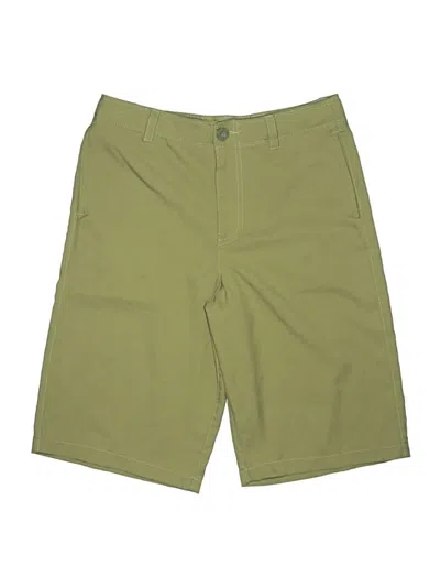 Pre-owned Under Armour Kids' Khaki Shorts In Green