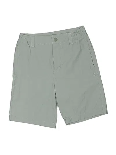 Pre-owned Under Armour Kids' Khaki Shorts In Green