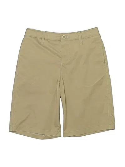 Pre-owned Under Armour Kids' Khaki Shorts In Tan