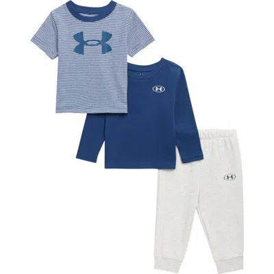 Under Armour Babies'  Kids' 3-piece Core Neutral Set In Blue