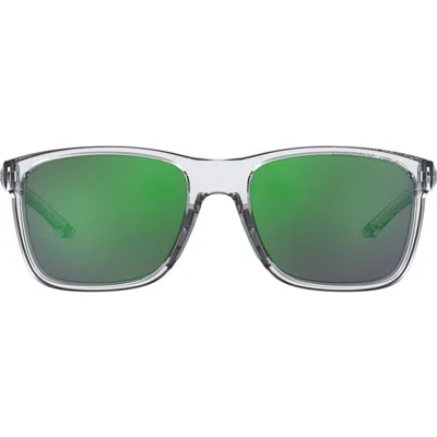 Under Armour Kids' 56mm Square Sunglasses In Crystal