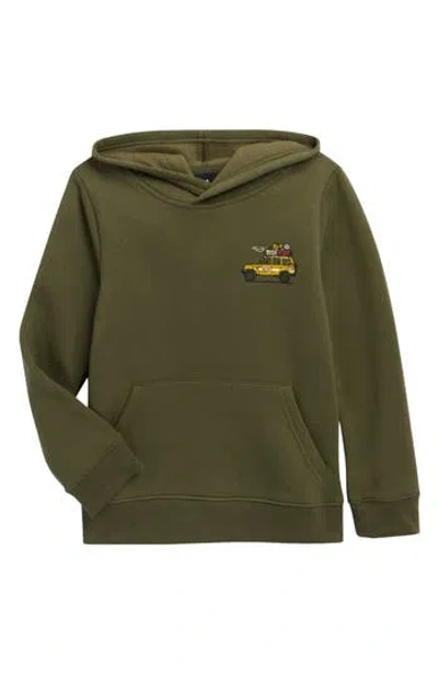 Under Armour Kids' Alpine Explorer Fleece Hoodie In Green