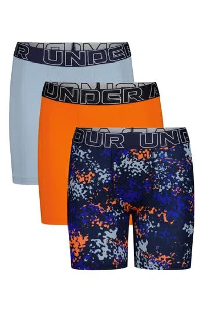 Under Armour Kids' Assorted 3-pack Performance Boxer Briefs In Multi