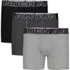 Under Armour Kids' Assorted 3-pack Performance Cotton Boxer Briefs