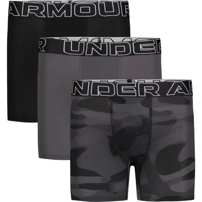 Under Armour Kids' Assorted 3-pack Ua Performance Tech™ Boxer Briefs In Multi