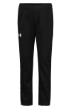 Under Armour Kids' Big Logo Brawler Pants In Black/white