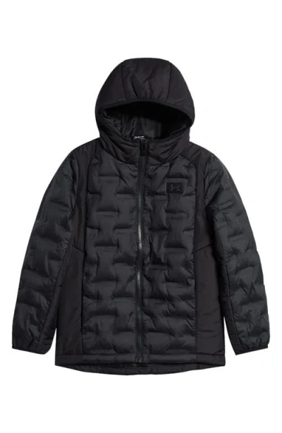 Under Armour Kids' Bonded Hooded Puffer Coat In Black