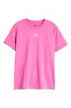 Under Armour Rival Core Women's Short Sleeve Vivid Magenta In Pink