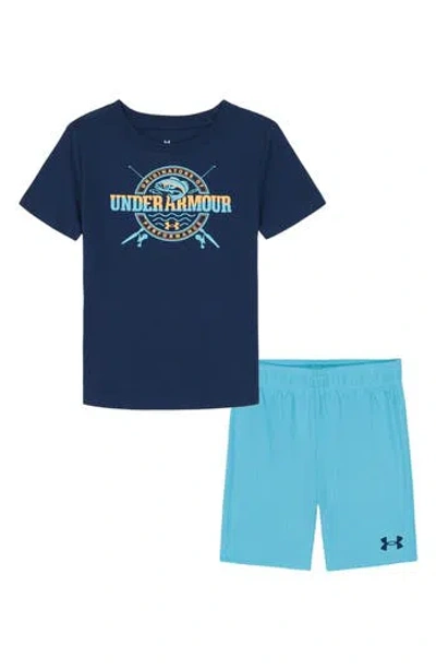 Under Armour Kids' Coastal Graphic T-shirt & Shorts Set In Multi
