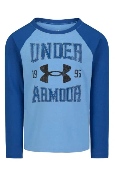 Under Armour Kids' Colorblock Long Sleeve Graphic T-shirt In Horizon Blue