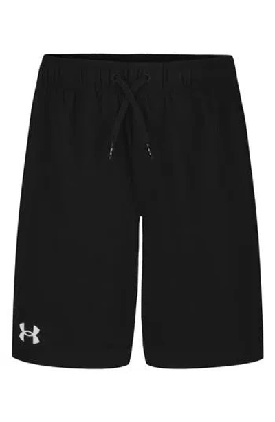 Under Armour Kids' Compression Volley Swim Trunks In Black