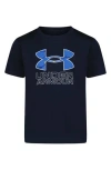 Under Armour Kids' Core Logo Fill Tech Graphic T-shirt In Blue