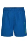 UNDER ARMOUR KIDS' CRINKLE SOLID PERFORMANCE ATHLETIC SHORTS
