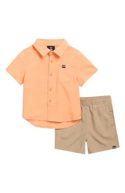 Under Armour Babies'  Kids' Drift Tide Button-up Shirt & Shorts Set In Multi