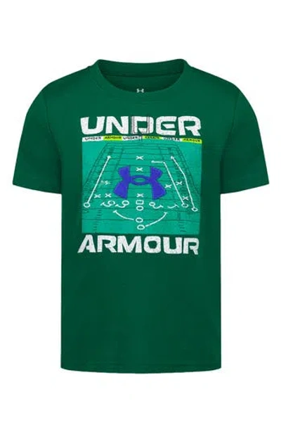 Under Armour Kids' Endzone Graphic Tee In Campus Ivy