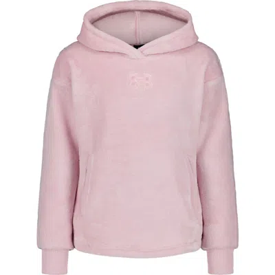 Under Armour Kids' Faux Shearling Hoodie In Pink