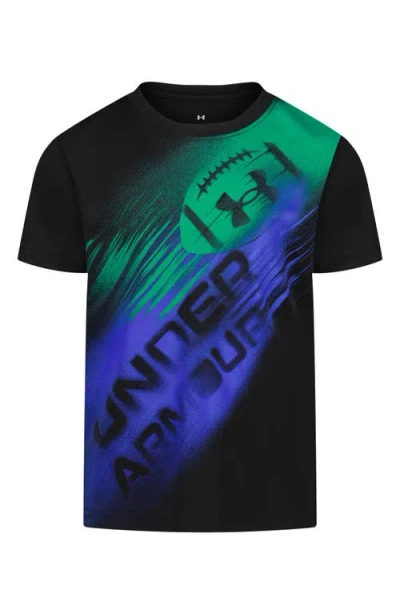 Under Armour Kids' Football Graphic Performance T-shirt In Blue