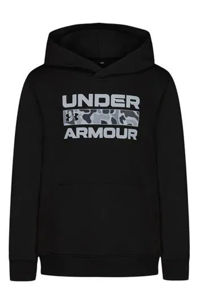 Under Armour Kids' Frog Graphic Hoodie In Black