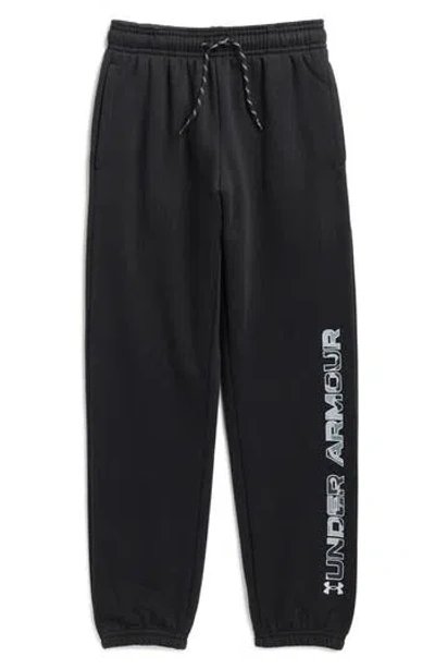 Under Armour Kids' Frogskin Camo Joggers In Black