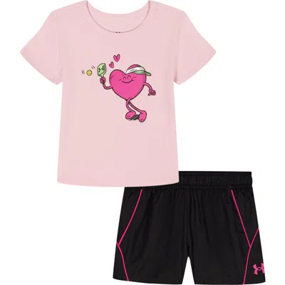 Under Armour Kids' Graphic T-shirt & Tech Woven Shorts Set In Multi