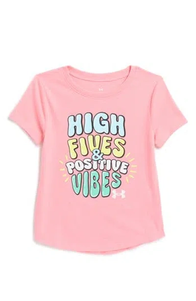 Under Armour Kids' High Fives Graphic T-shirt In Pink