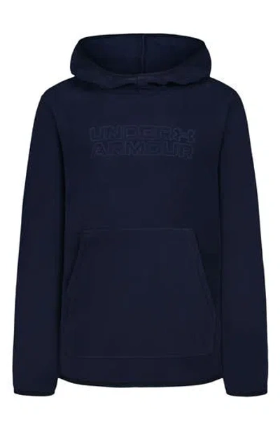 Under Armour Kids' Hundo Graphic Hoodie In Blue