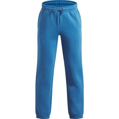 Under Armour Kids' Icon Cotton Blend Fleece Sweatpants In Blue
