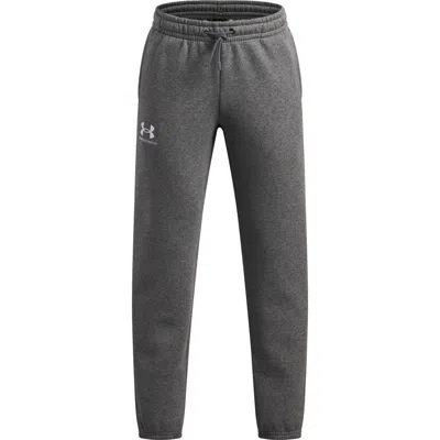 Under Armour Kids' Icon Cotton Blend Fleece Sweatpants In Gray