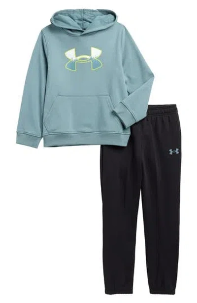 Under Armour Kids' Icon Forest Hoodie & Joggers Set In Blue
