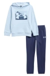 Under Armour Kids' Land Scan Hoodie & Joggers Set In Blue