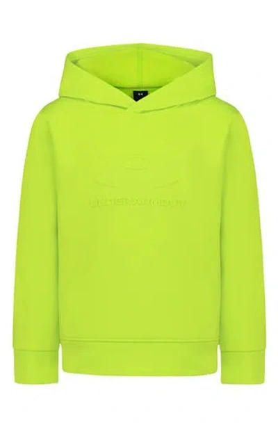 Under Armour Kids' Logo Embossed Hoodie In Green