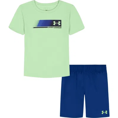 Under Armour Kids' Logo Graphic T-shirt & Shorts Set In Multi
