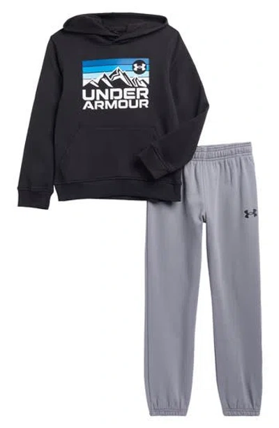 Under Armour Kids' Logo Hoodie & Sweatpants Set In Multi