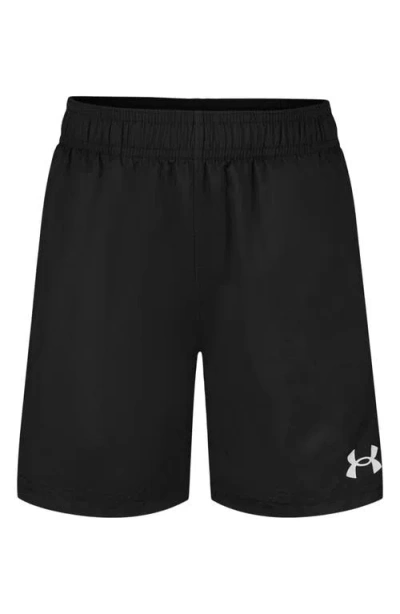 Under Armour Kids' Logo Performance Shorts In Black