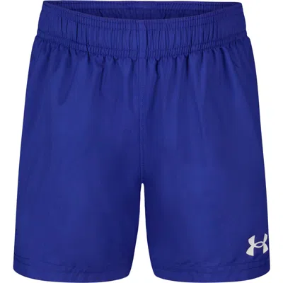 Under Armour Kids' Logo Performance Shorts In Blue