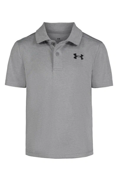 Under Armour Kids' Matchplay Twist Performance Polo In Steel