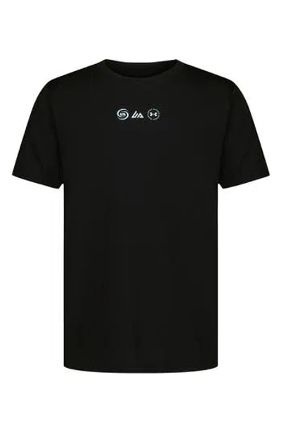 Under Armour Kids' Mountain Collage Graphic T-shirt In Black