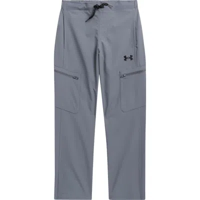 Under Armour Kids' Ode Twill Cargo Pants In Gray
