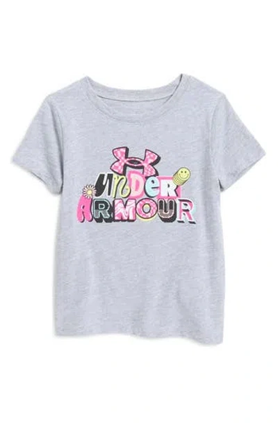 Under Armour Kids' Party People Graphic T-shirt In Gray